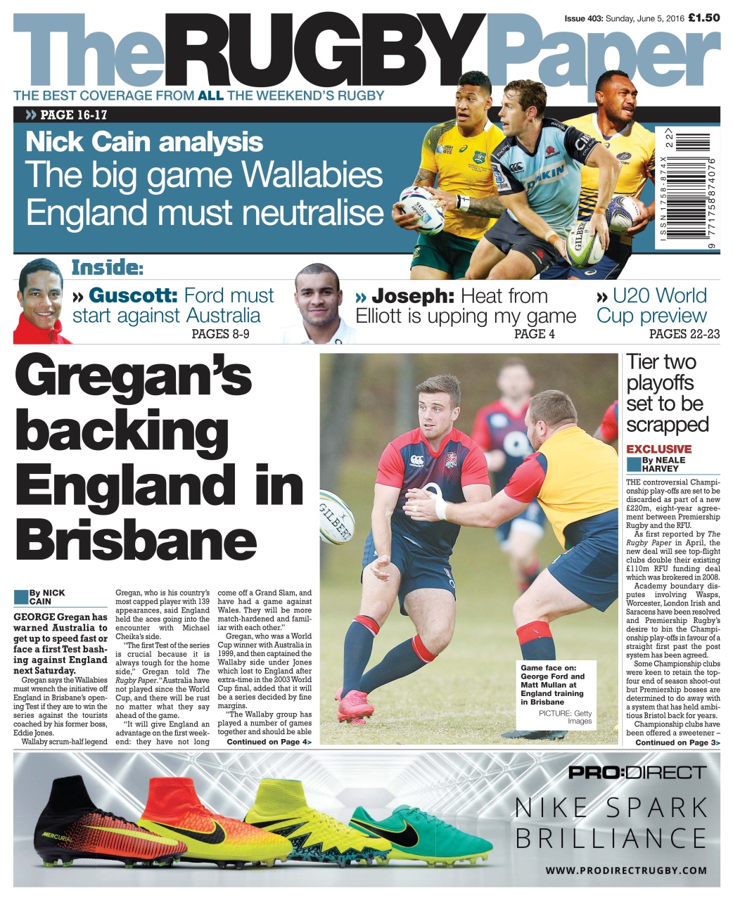 The Rugby Paper Preview Pages