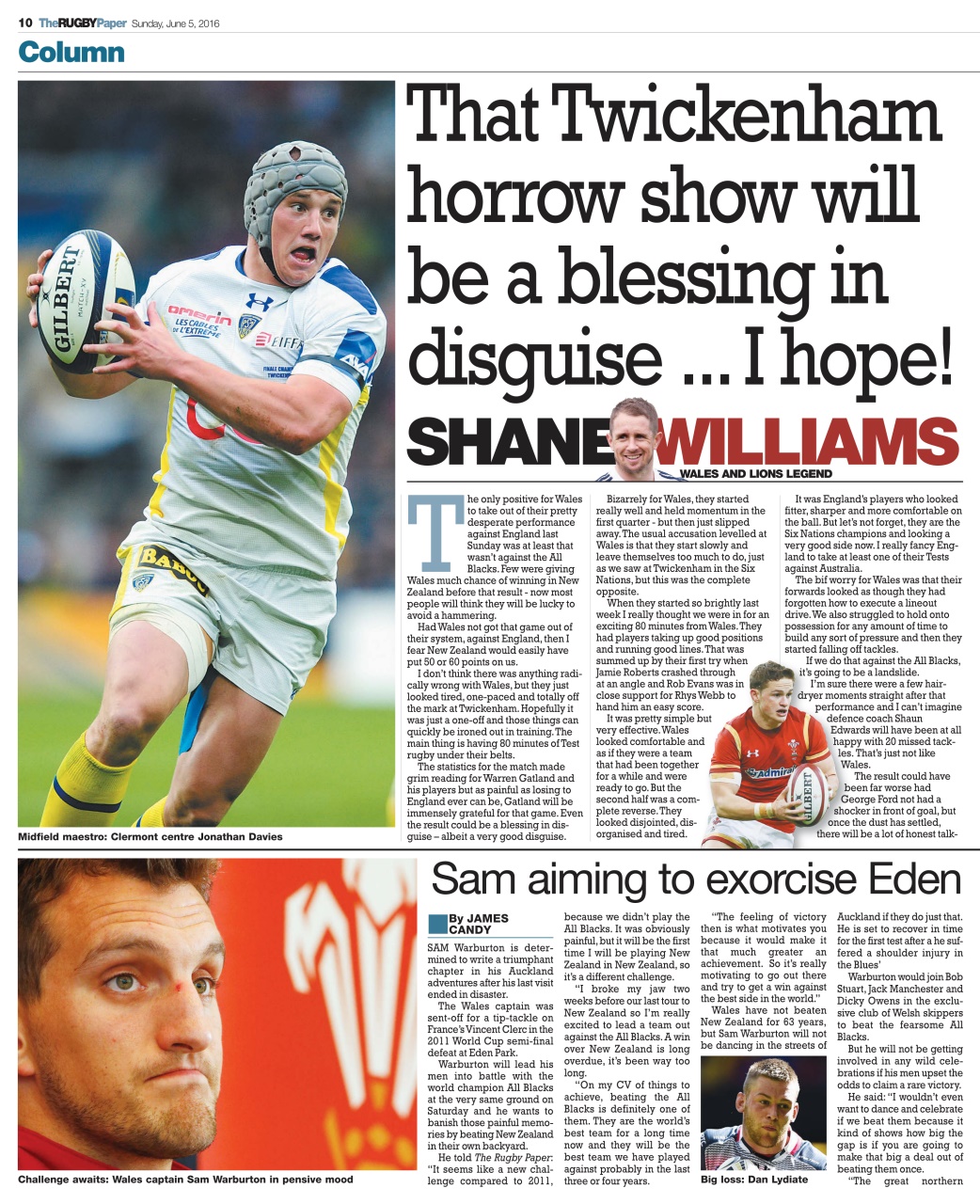 The Rugby Paper Preview Pages