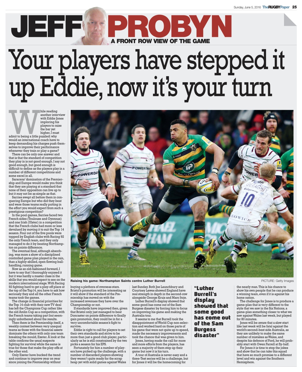 The Rugby Paper Preview Pages