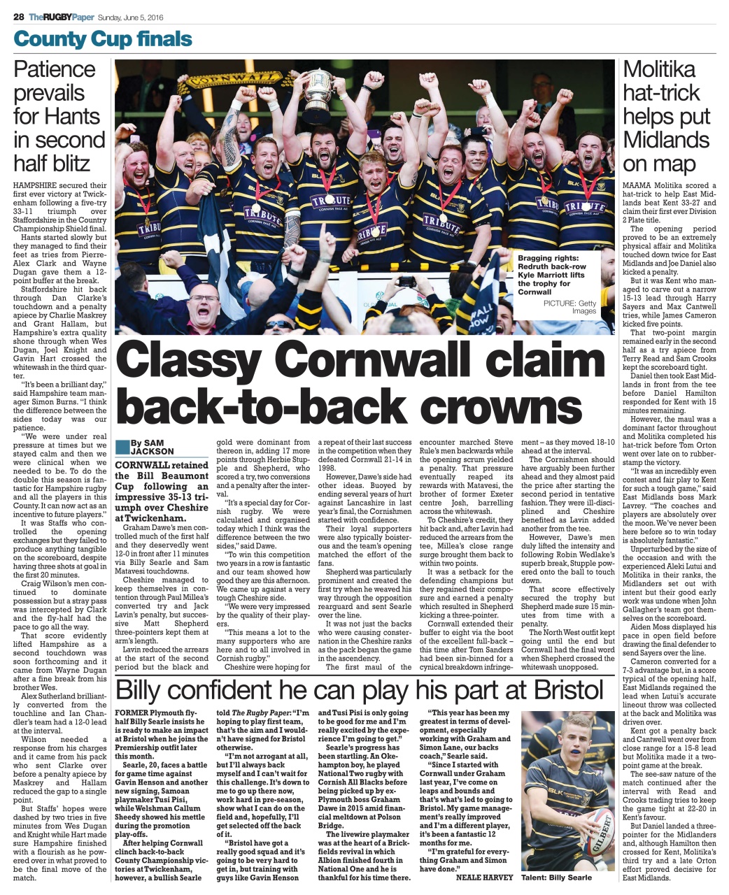 The Rugby Paper Preview Pages