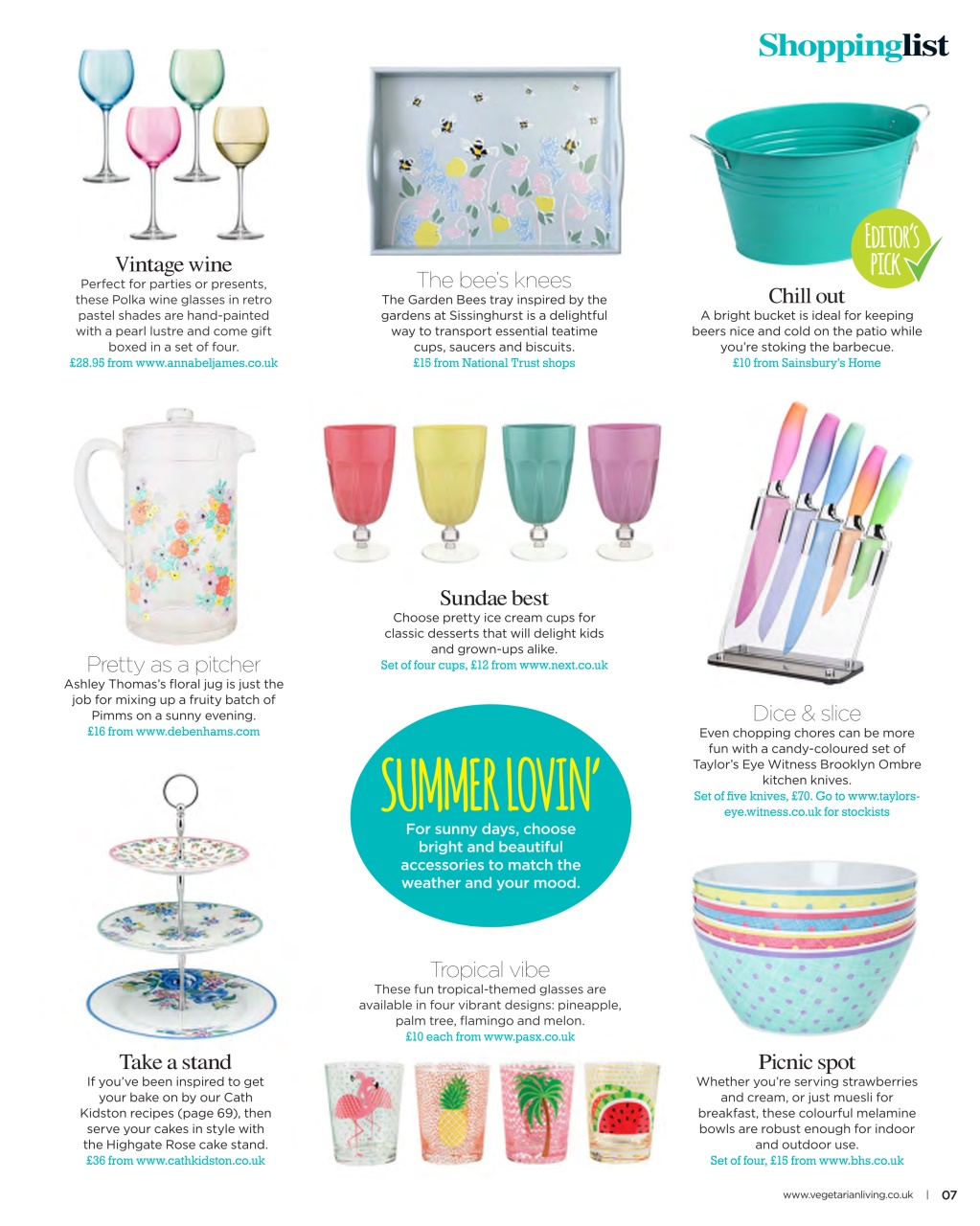 Vegetarian Living Preview Pages