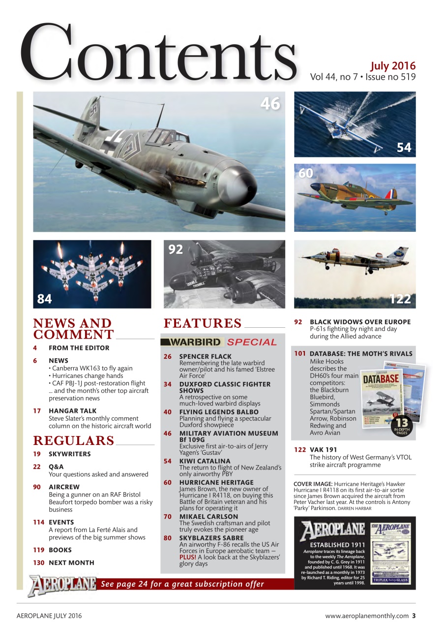 Aeroplane Preview Pages