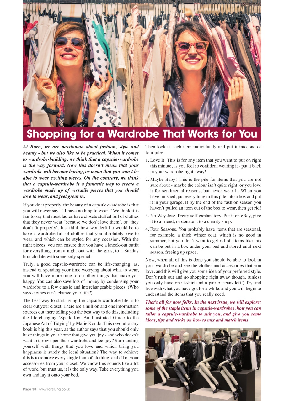 Transliving Magazine Preview Pages
