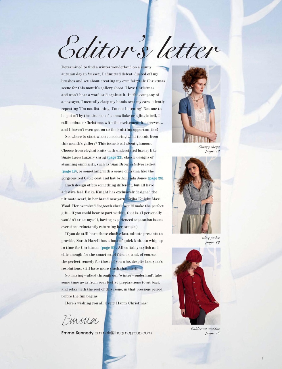 Knitting Preview Pages