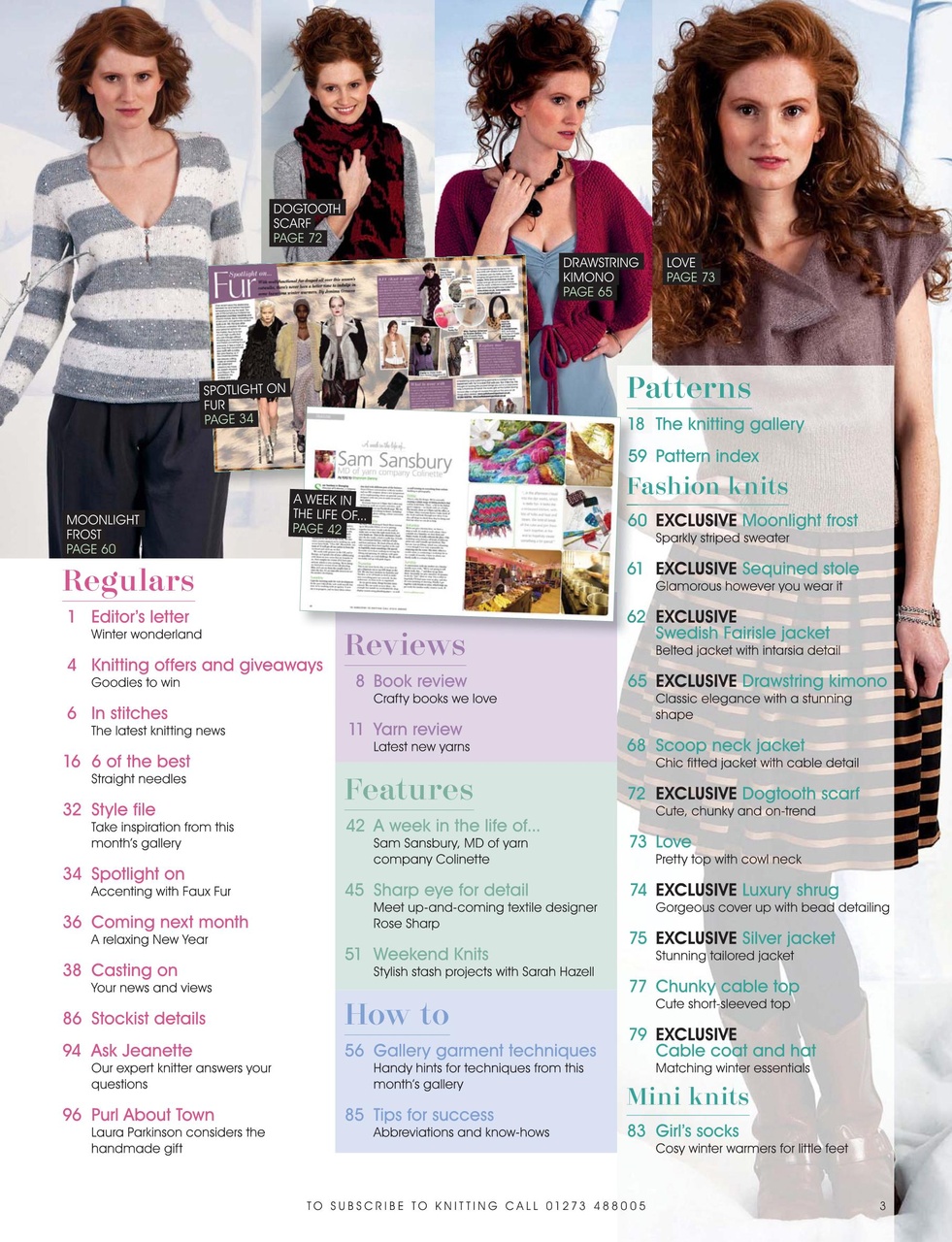 Knitting Preview Pages