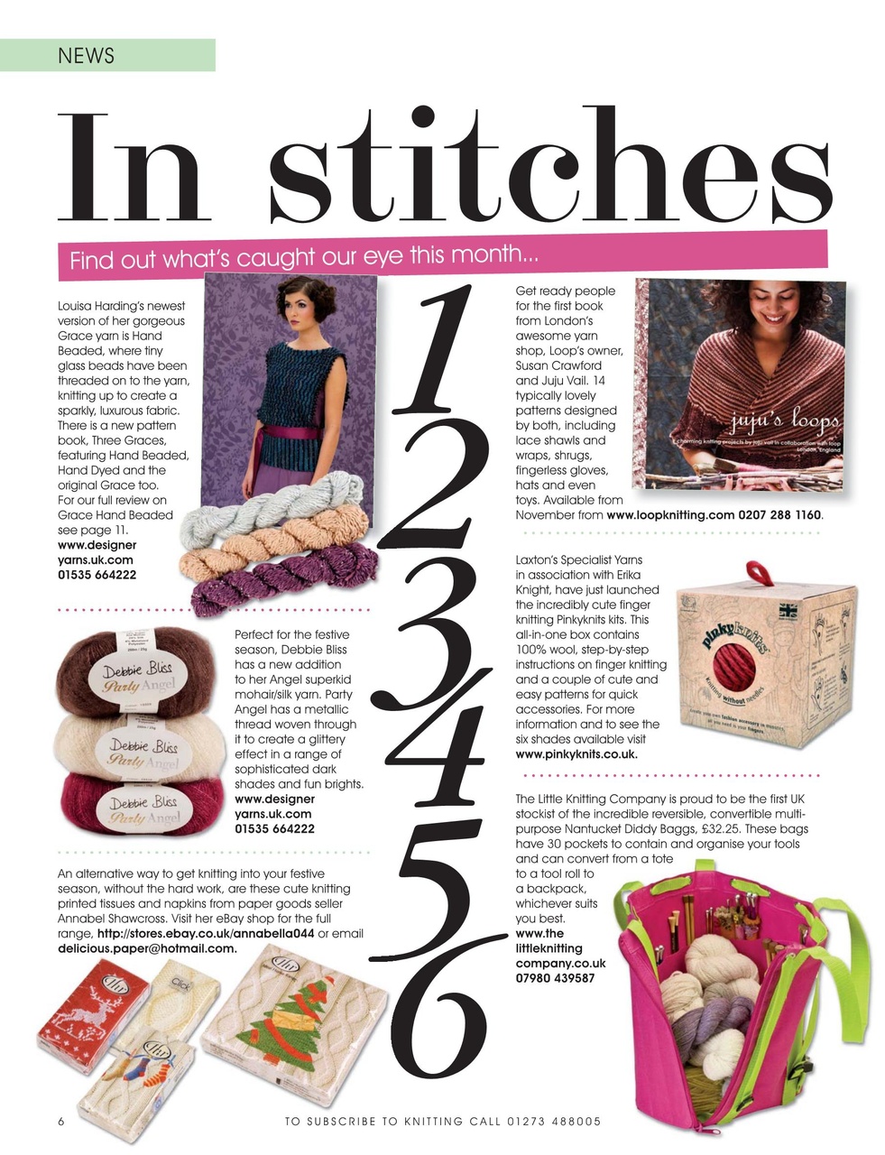 Knitting Preview Pages