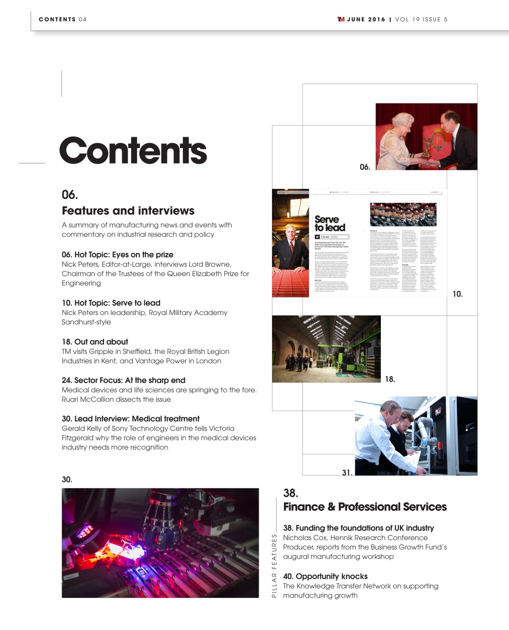 The Manufacturer Preview Pages