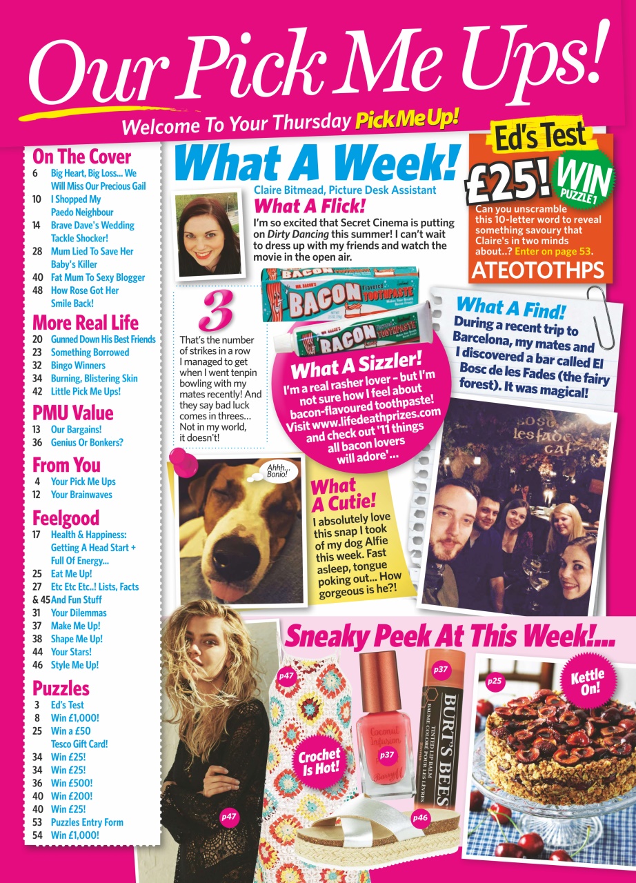 Pick Me Up Preview Pages