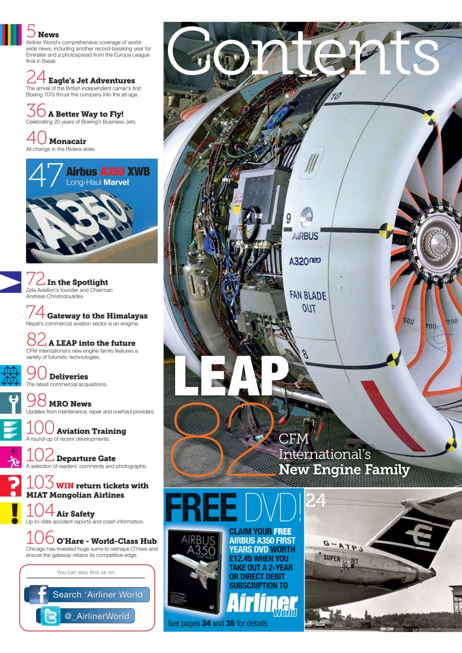 Airliner World Preview Pages