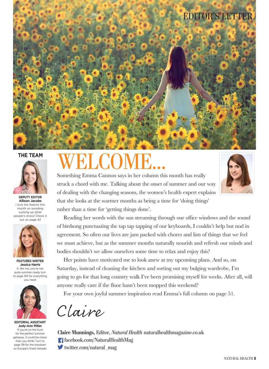 Natural Health Preview Pages
