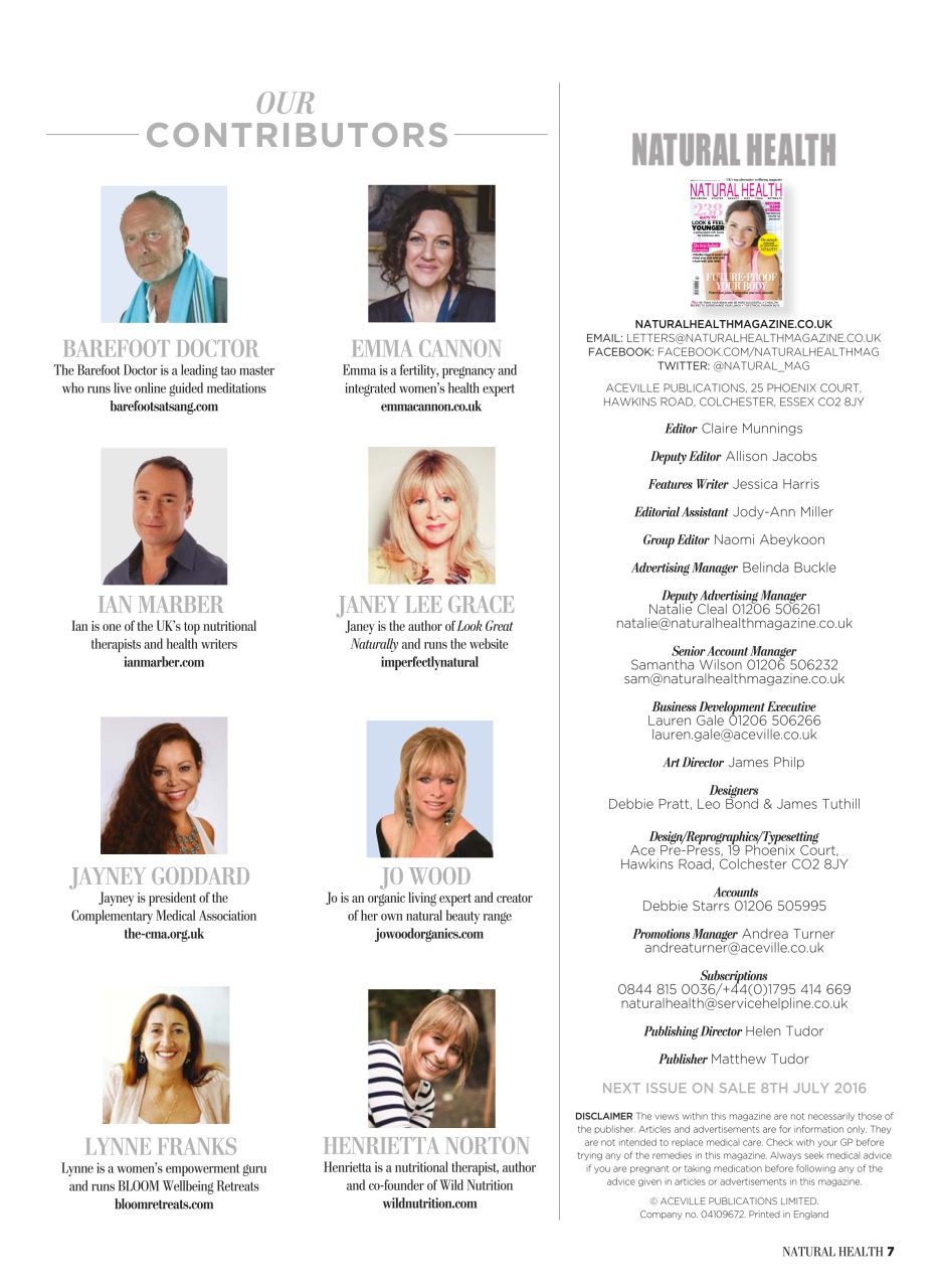 Natural Health Preview Pages