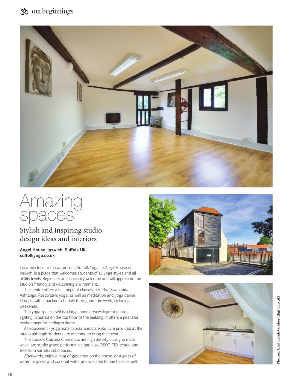 OM Yoga Magazine Preview Pages