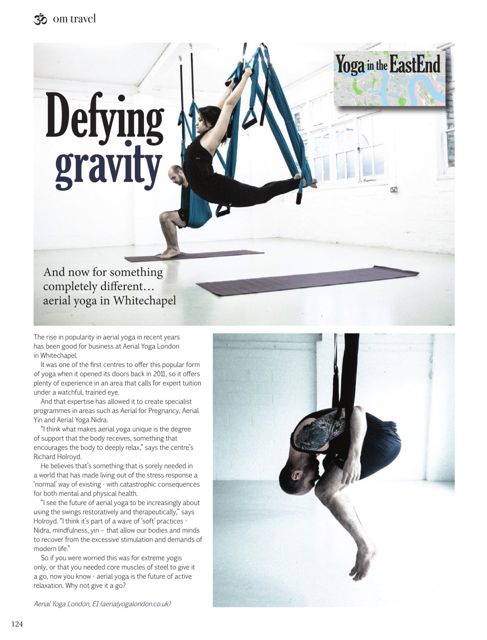 OM Yoga Magazine Preview Pages