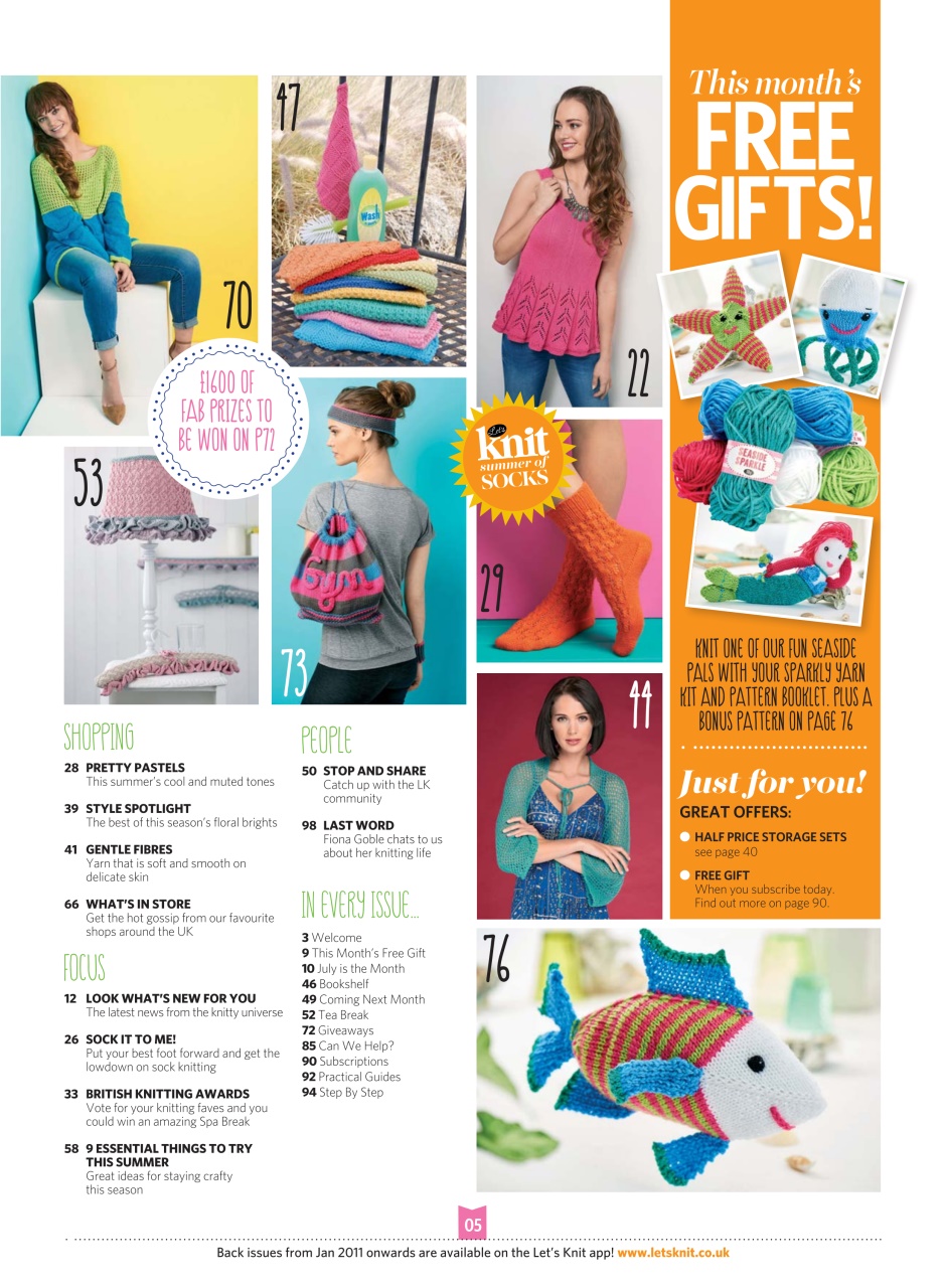 Let's Knit Preview Pages