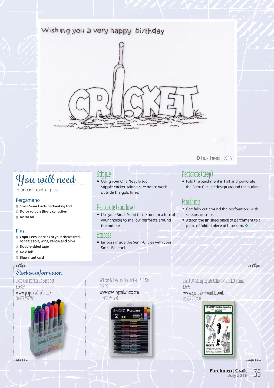 Parchment Craft Preview Pages