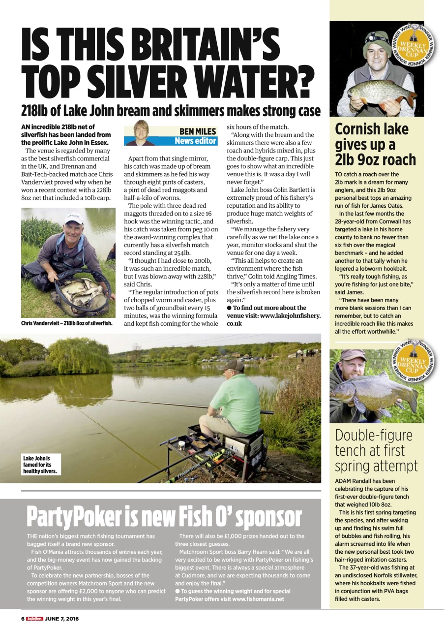 Angling Times Preview Pages