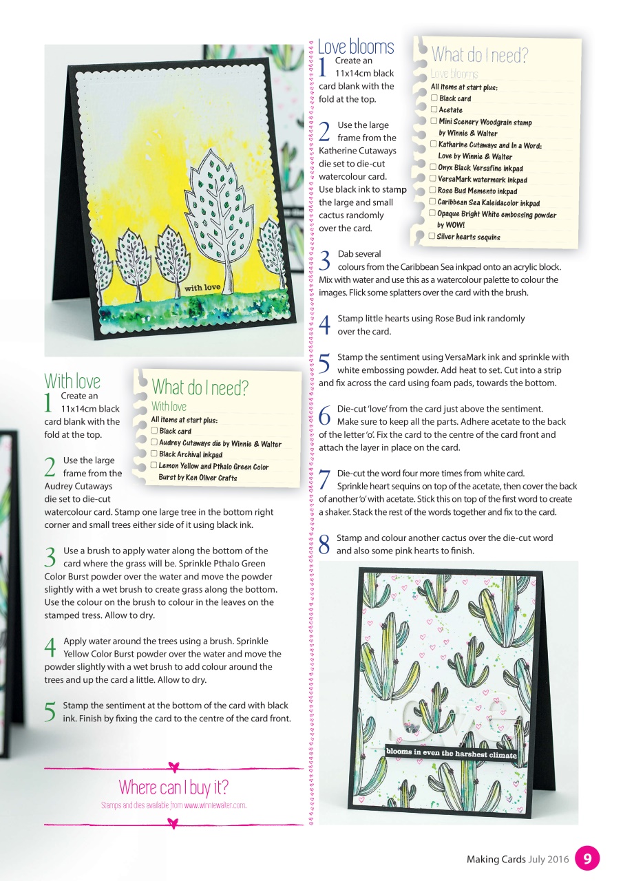 Making Cards & Papercraft Preview Pages