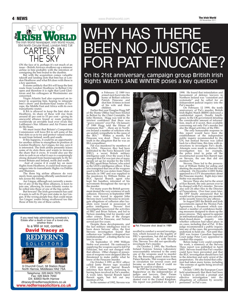 Irish World Preview Pages