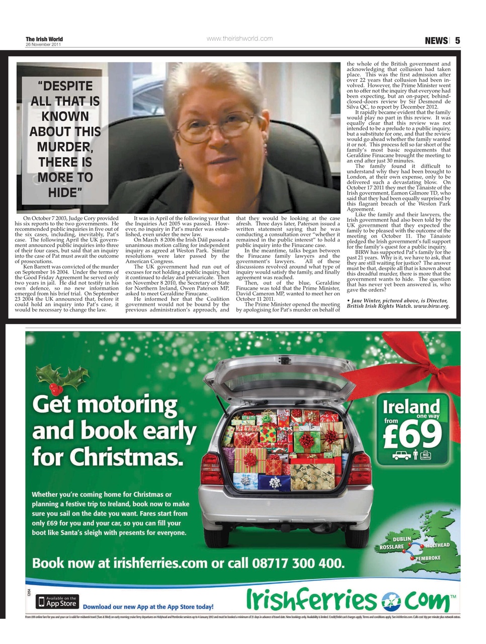 Irish World Preview Pages