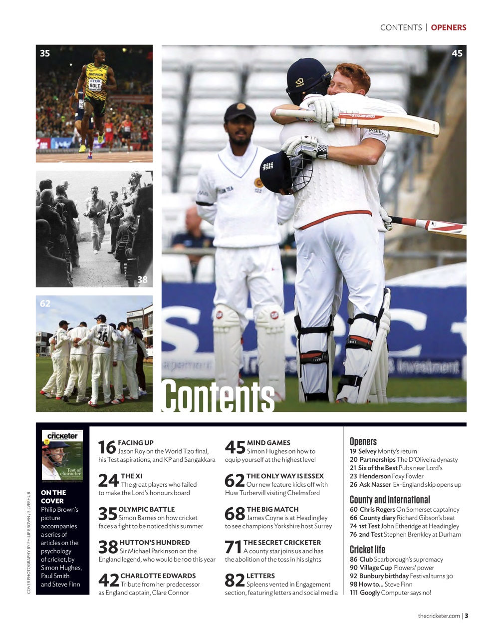 The Cricketer Magazine Preview Pages