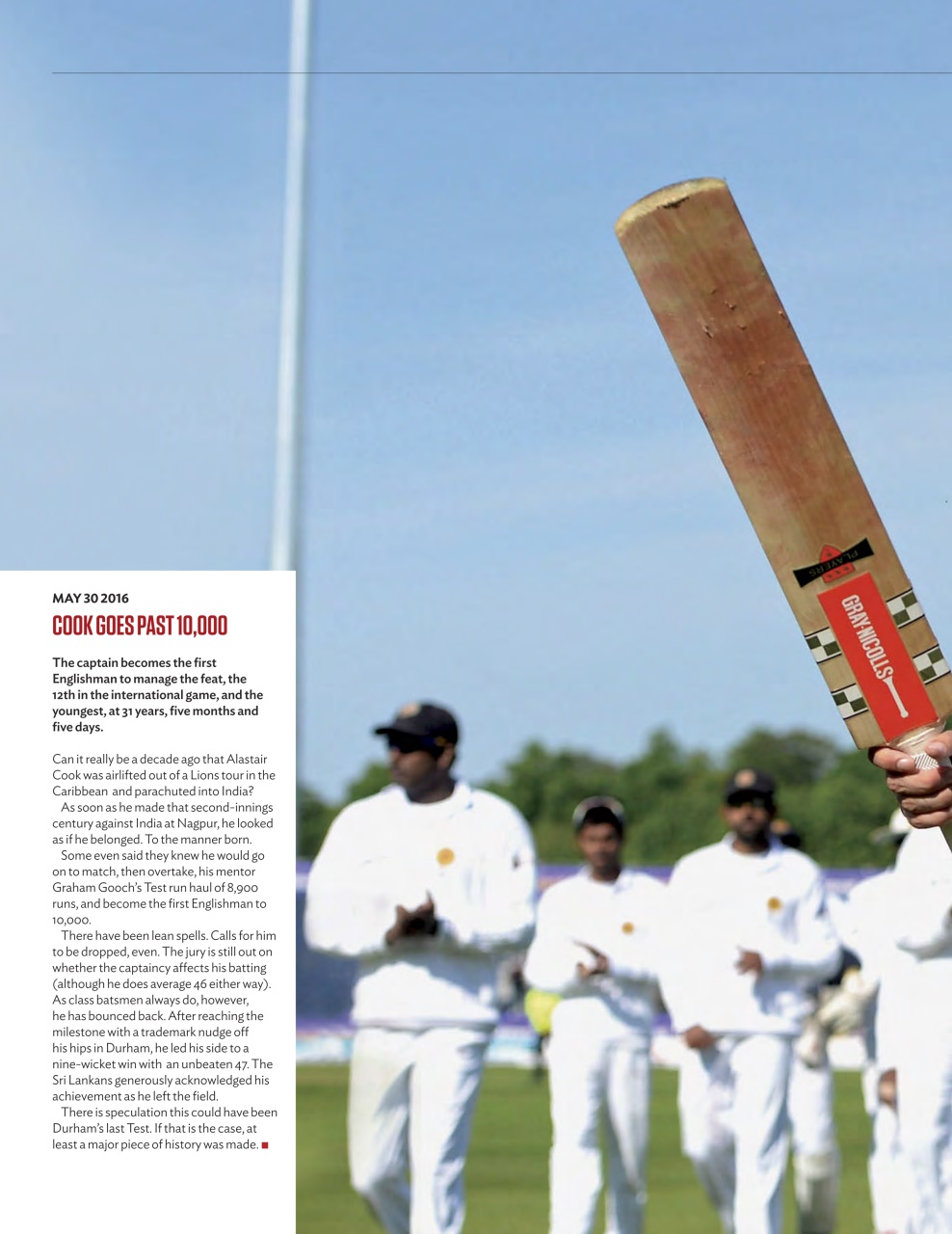 The Cricketer Magazine Preview Pages