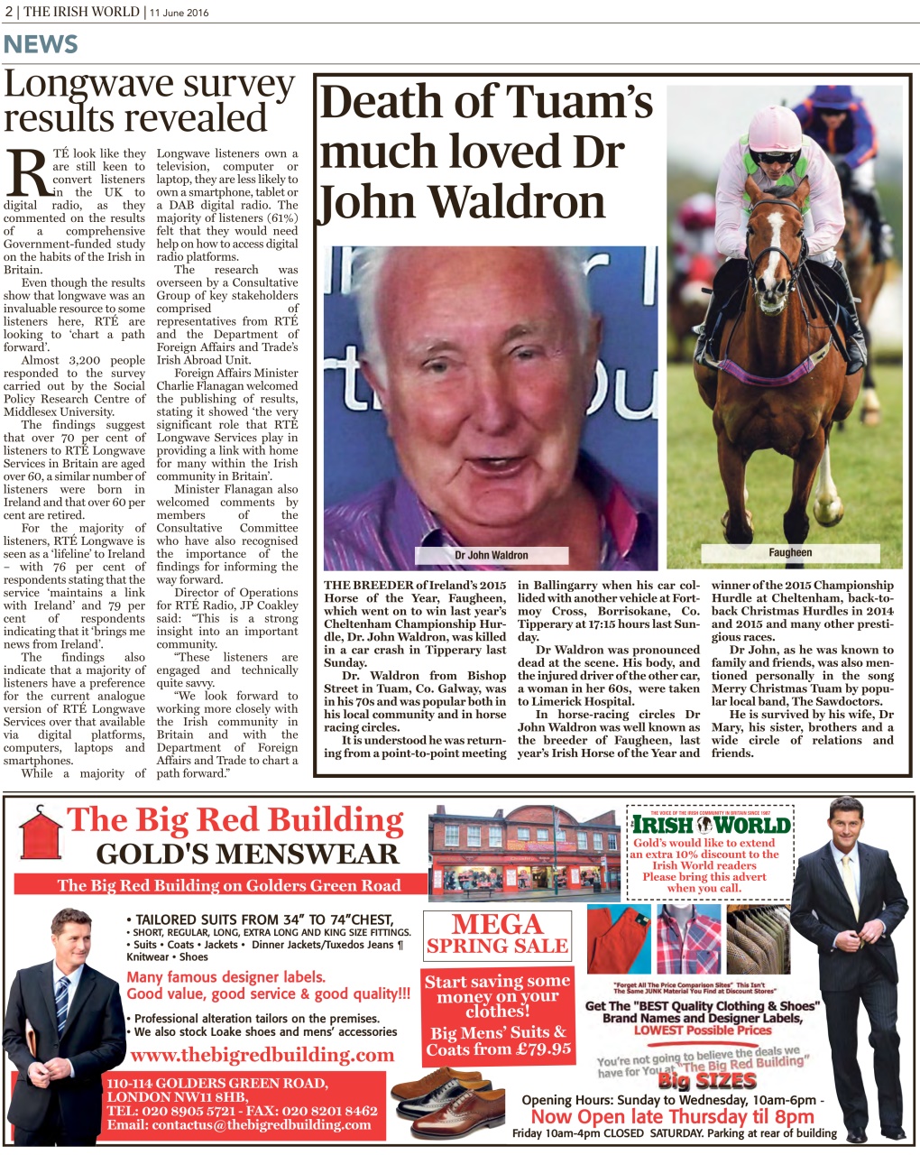 Irish World Preview Pages