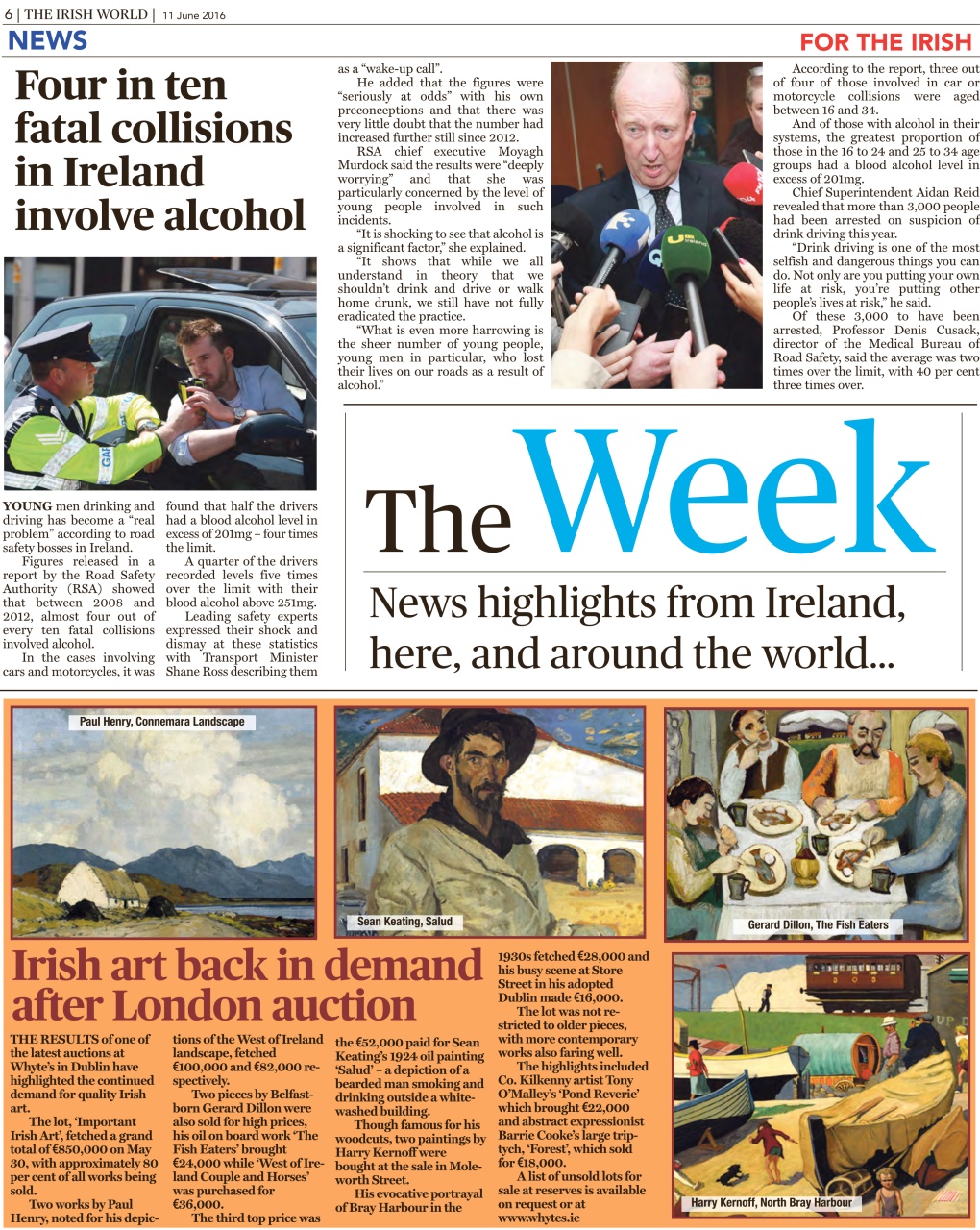 Irish World Preview Pages