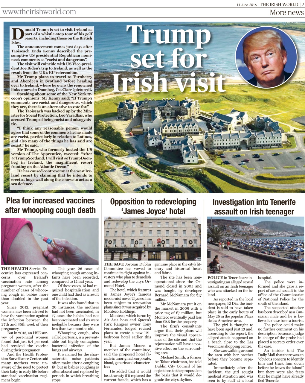 Irish World Preview Pages