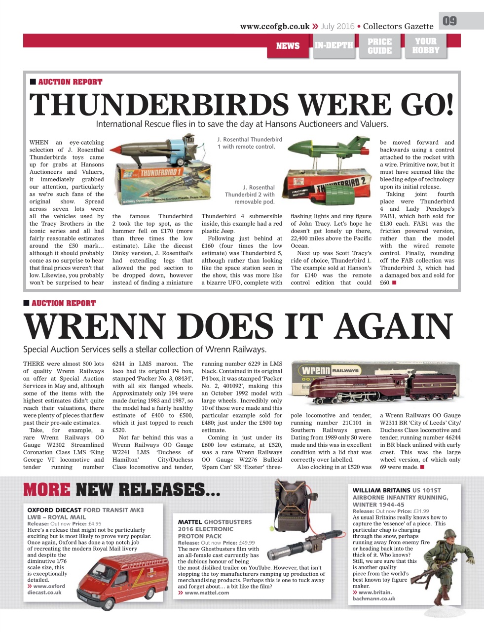 Collectors Gazette Preview Pages