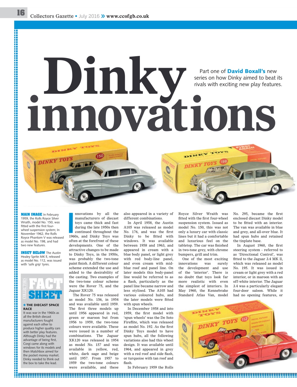 Collectors Gazette Preview Pages