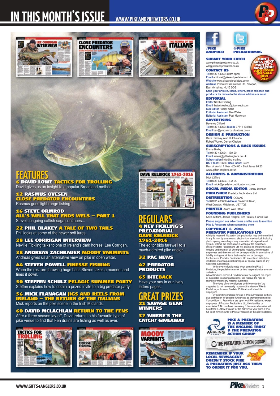 Pike & Predators Preview Pages