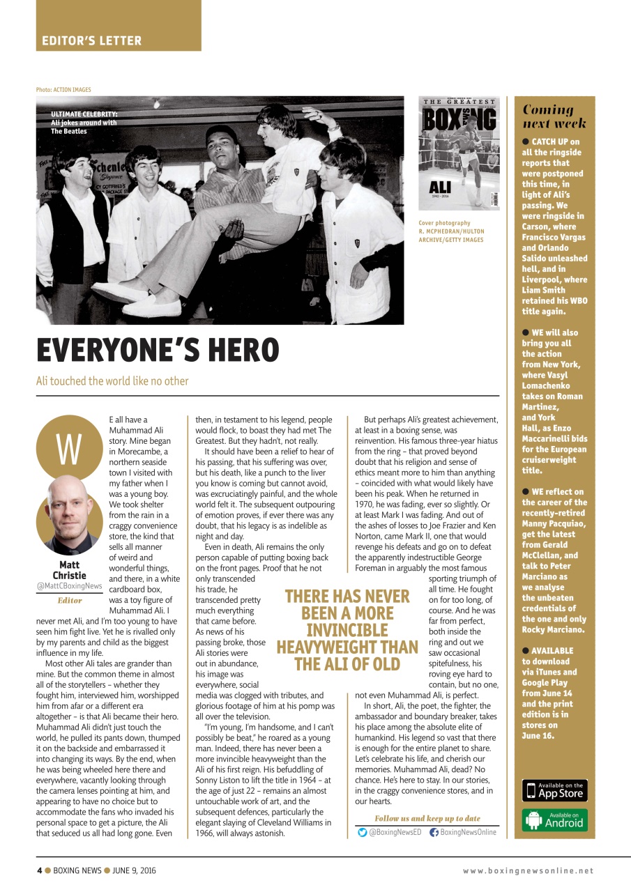 Boxing News Preview Pages