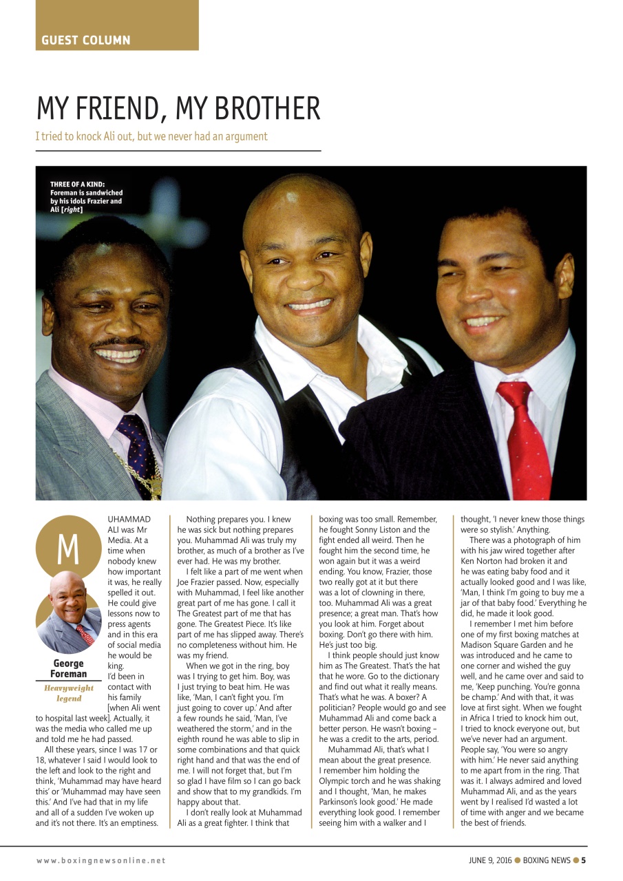 Boxing News Preview Pages