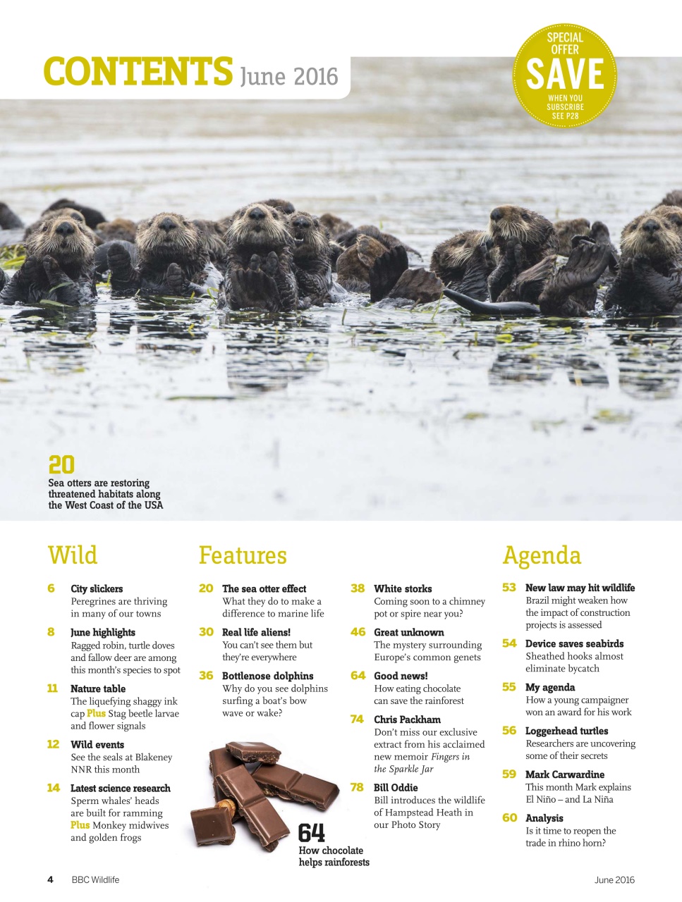 BBC Wildlife Magazine Preview Pages