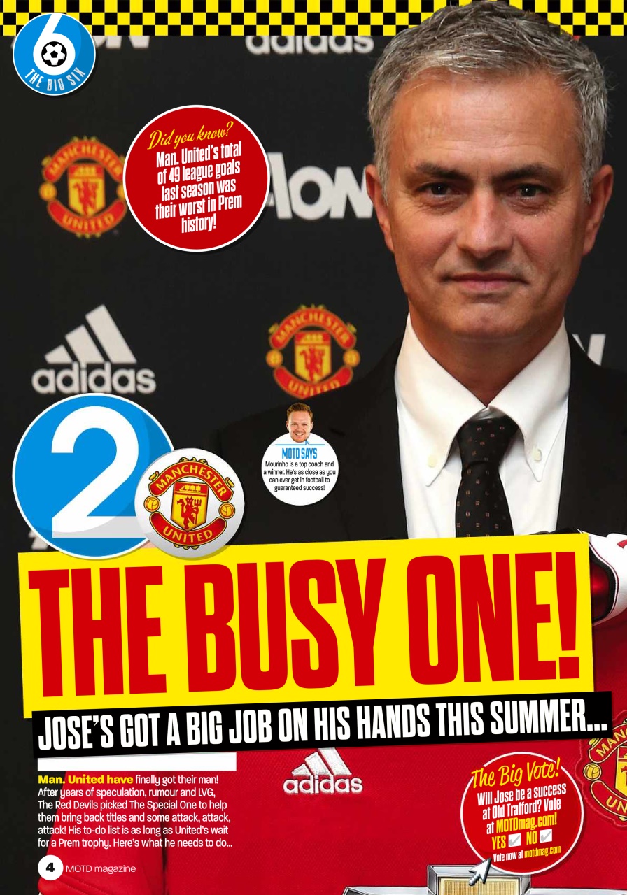 Match of the Day Preview Pages