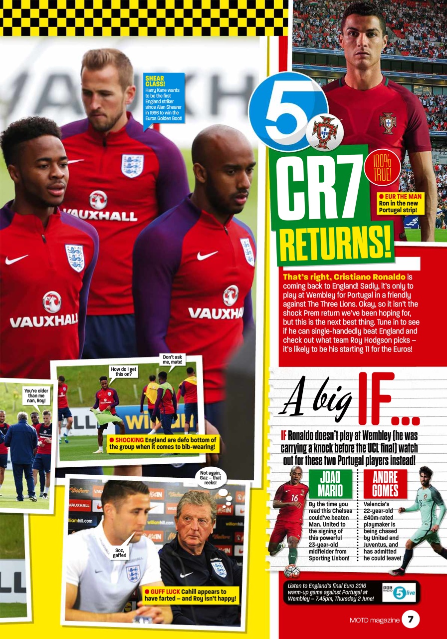 Match of the Day Preview Pages