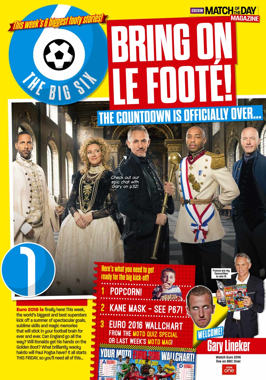 Match of the Day Preview Pages