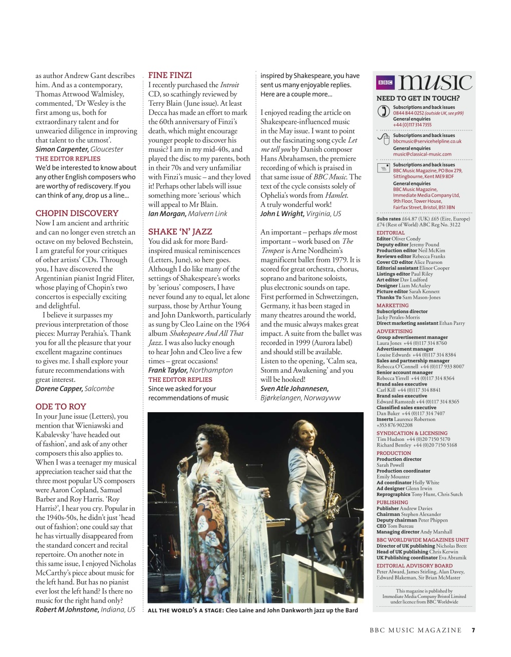 BBC Music Magazine Preview Pages