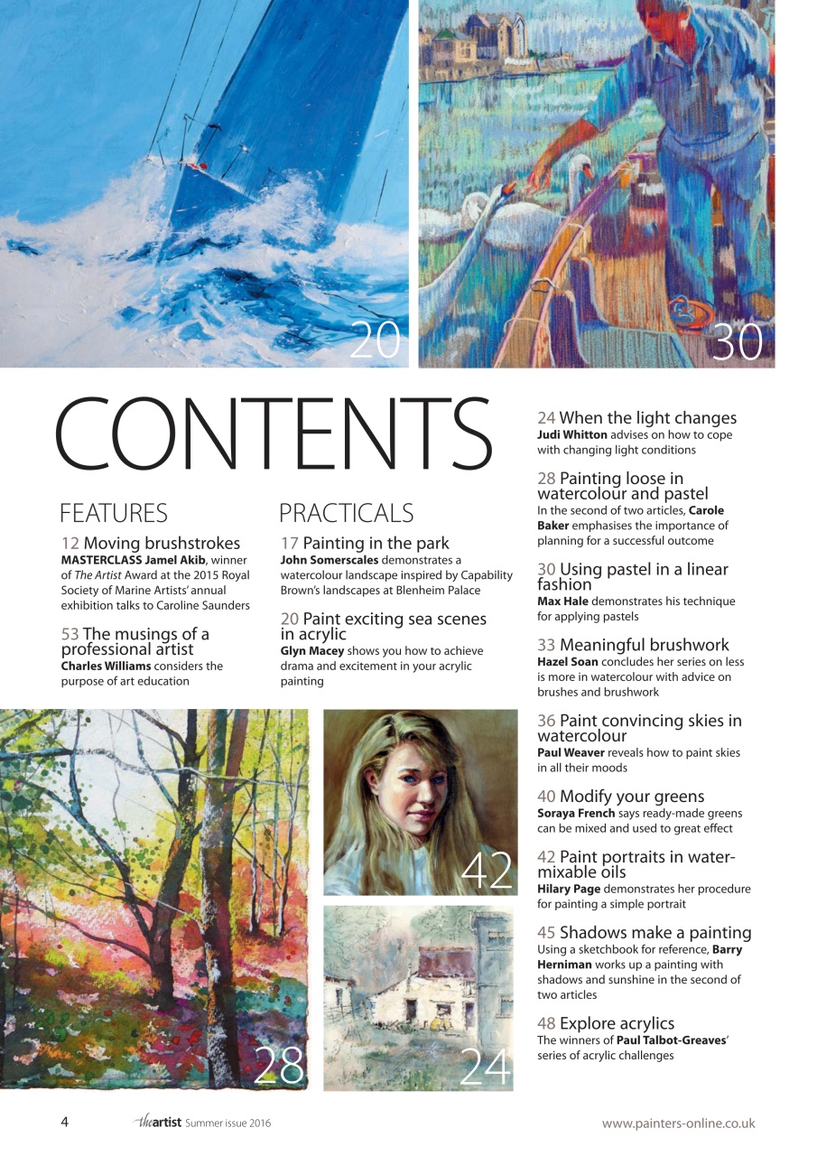 The Artist Preview Pages