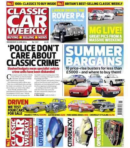 Classic Car Weekly issue 8th June 2016