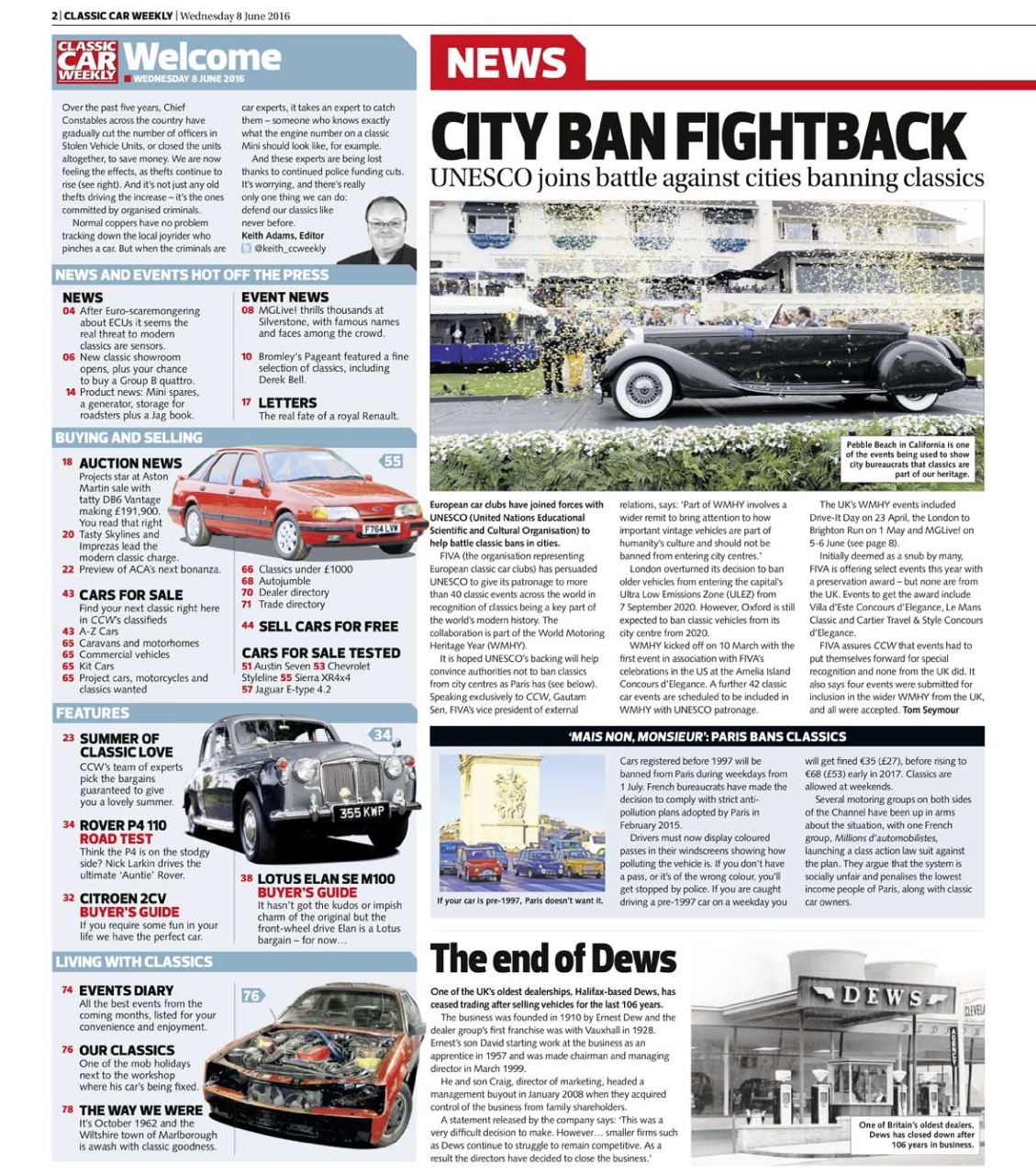 Classic Car Weekly Preview Pages