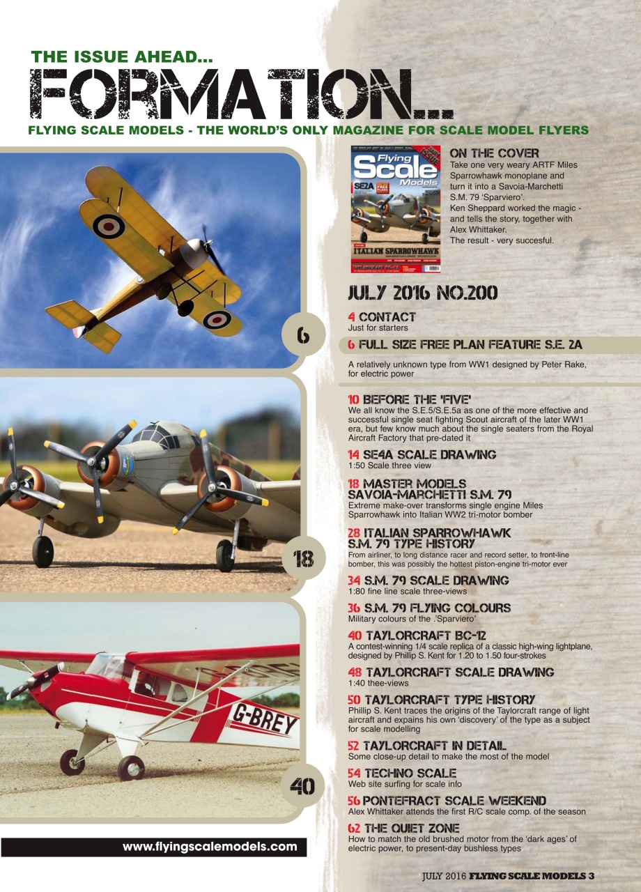 Flying Scale Models Preview Pages