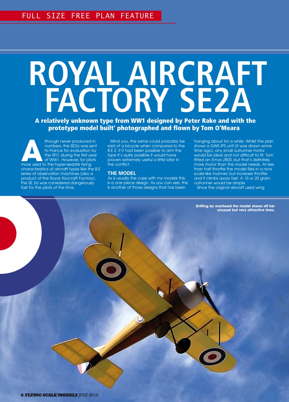 Radio Control Model Flyer Preview Pages