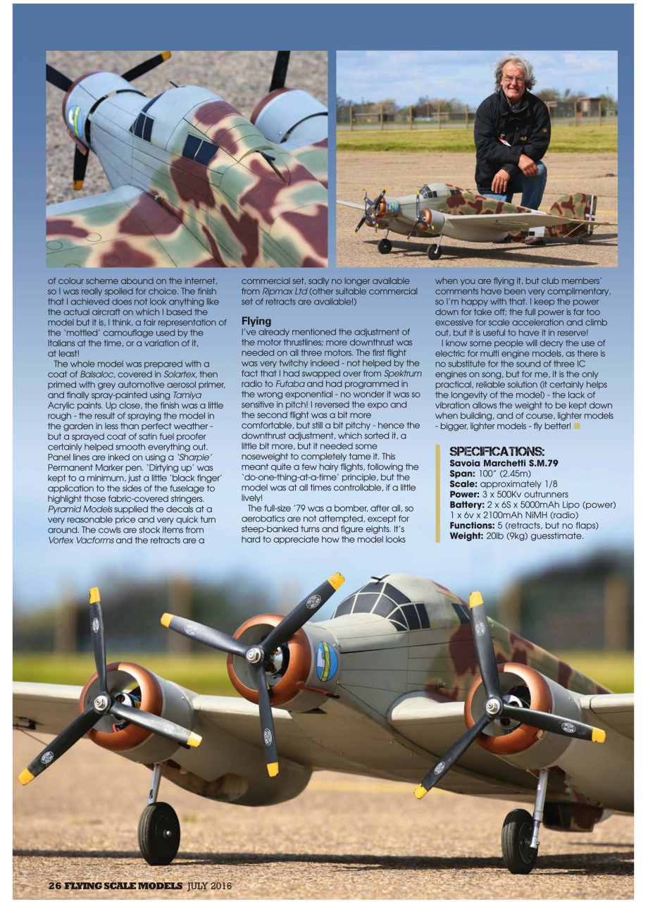 Radio Control Model Flyer Preview Pages