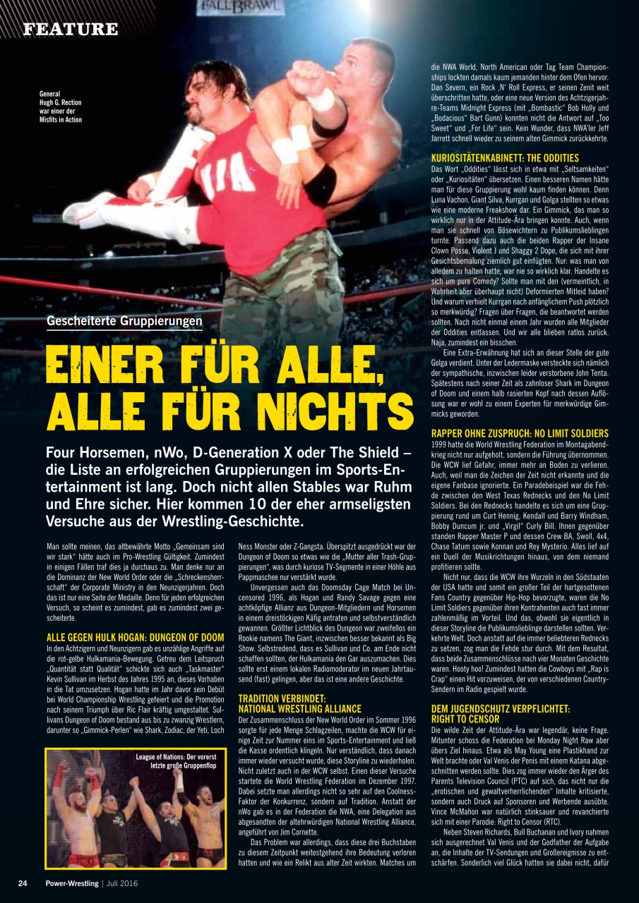 Power-Wrestling Preview Pages