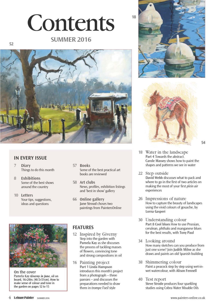 Leisure Painter & The Artist Preview Pages