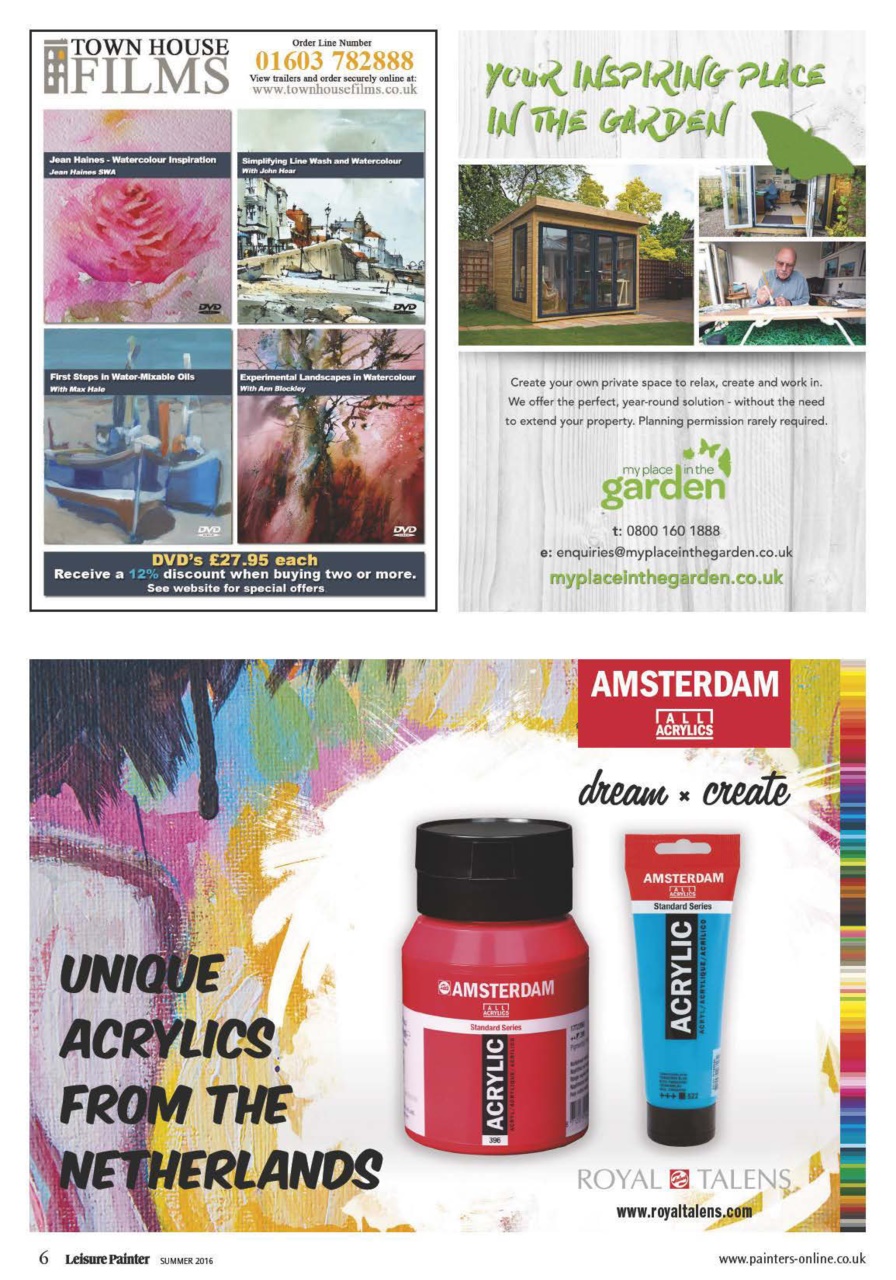 Leisure Painter & The Artist Preview Pages