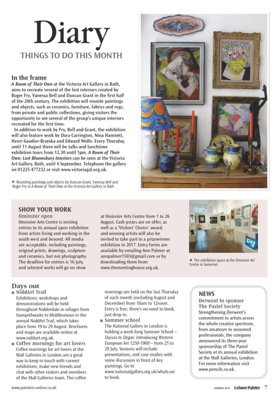 Leisure Painter & The Artist Preview Pages