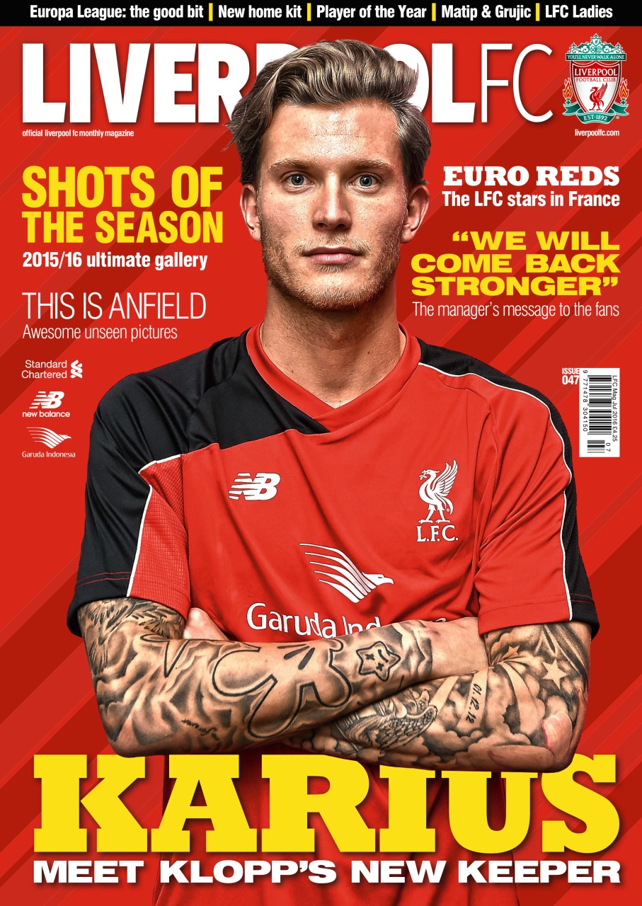 Liverpool FC Magazine Preview Pages