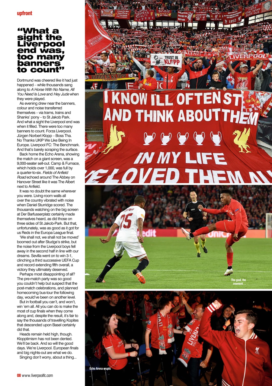 Liverpool FC Magazine Preview Pages